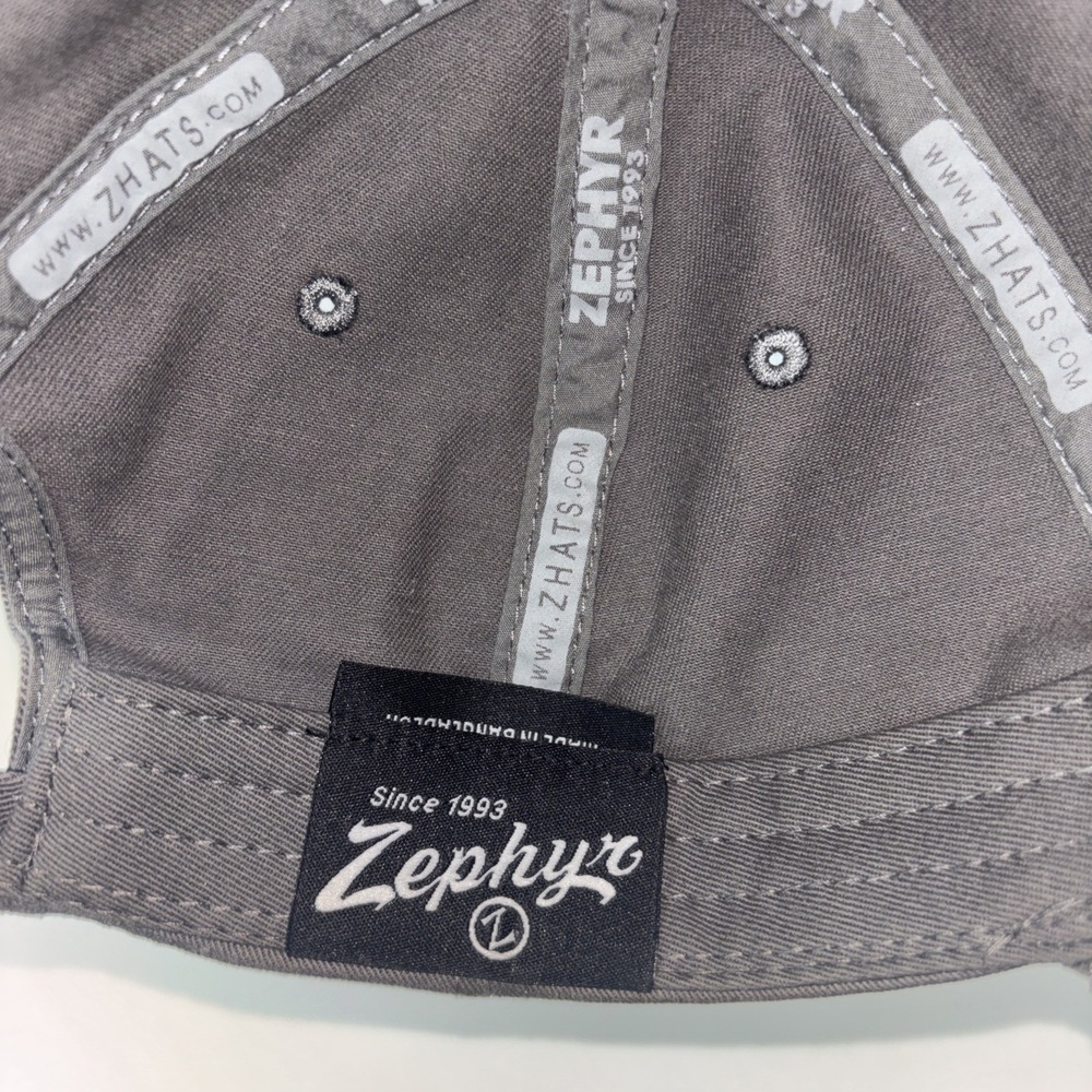Arkansas Razorbacks Zephyr Gray Hat Cap Authentic Adjustable - Picture 5 of 8